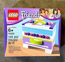 LEGO Friends Mini Keepsake Box 40266 Complete Set Box 105pcs Ages 6+