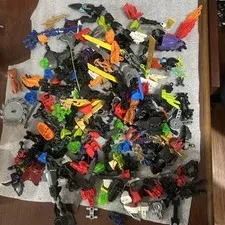 Lego Bionicle & Hero Factory Lot almost 2 lbs Random weapons mask Pieces & Parts