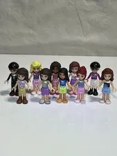 Lego Huge Lot 10 Friends Minifigure Used Good Condition E117