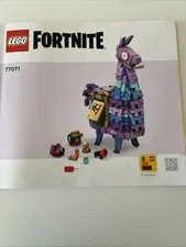 Lego Fortnite 77071 Supply Llama Instruction Manual Only