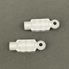 Lego Technic 47454 White Replacement Part Piece Lot of 2