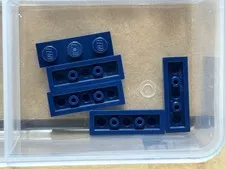 LEGO Parts - Dark Blue Plate 1 x 3 - No 3623 - QTY 5