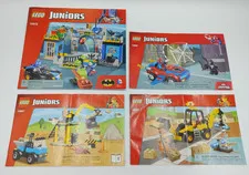 Lego JUNIORS Replacement Instruction Manual Booklets Lot 10665 66 67 & 10672