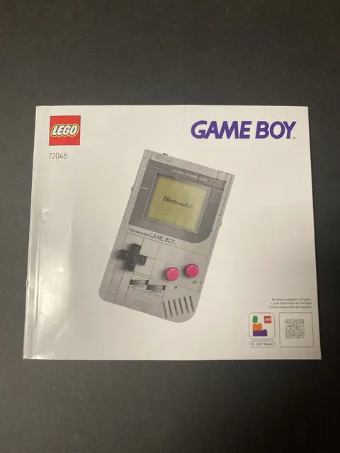 Lego Ideas – Gameboy - 72046 – Instructions Only 
