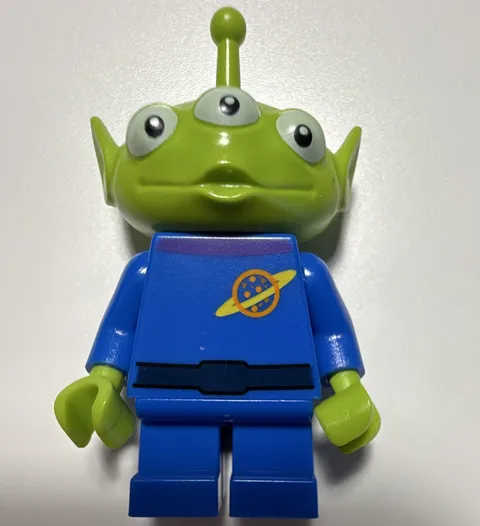 LEGO Toy Story Alien Minifigure 3-Eyed Head w/ Blue Space Suit