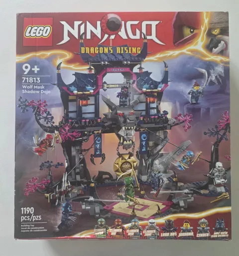 LEGO NINJAGO 71813 Wolf Mask Shadow Dojo NEW READ Missing Cable Piece