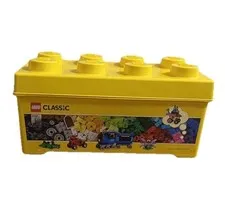 Lego Medium Empty Plastic Bin Yellow 10696