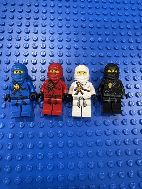 LEGO Ninjago Pilot Season Ninja Minifigure Lot of 4 - AUTHENTIC