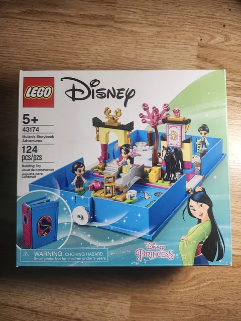 LEGO 43174 DISNEY Mulan's Storybook Adventures, New Sealed, Retired set.