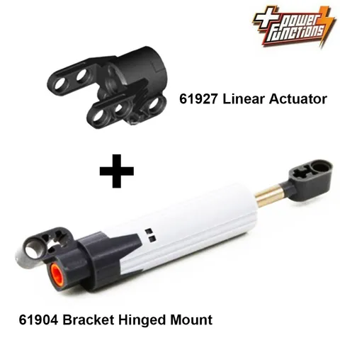 🔥New LEGO Technic Linear Actuator 10-15 (61927) Bracket Hinged Mount (61904)kit