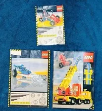 Vintage Lego Instruction Sheets Manuals 1980’s Lot Of 3 Booklets 948 8847 8841