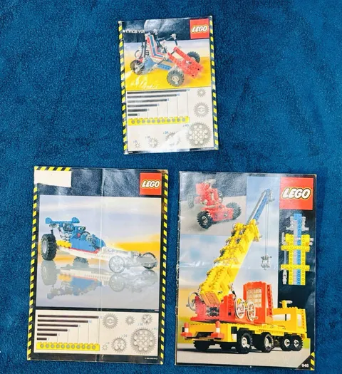Vintage Lego Instruction Sheets Manuals 1980’s Lot Of 3 Booklets 948 8847 8841