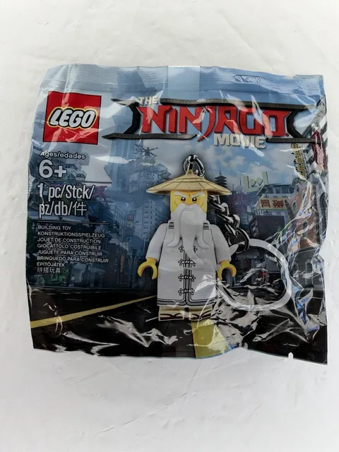 2017 LEGO 5004915 The Ninjago Movie Master Wu Key Chain Sealed New Polybag