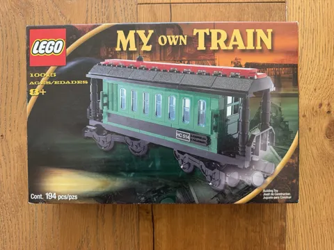 LEGO Trains: My Own Train Green Passenger Wagon (10015) New Sealed