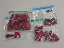 Lego Qty 92 - Dark Red Bricks - 3001 2x4 / 3002 2x3 / 3001 2x2 MOC