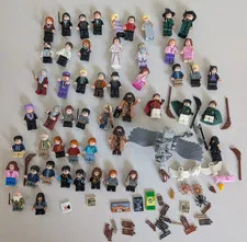 LEGO Harry Potter Minifigure Lot 50+ Buckbeak Hagrid Dumbledore Quidditch