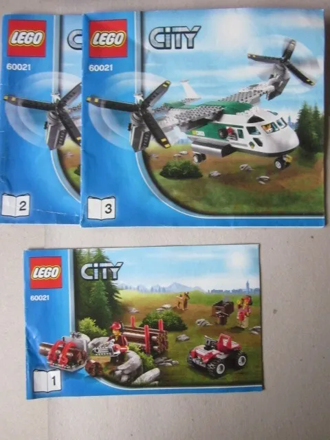 Lego City Building Instructions Instruction 60021 Part 1-3, Part 1-3