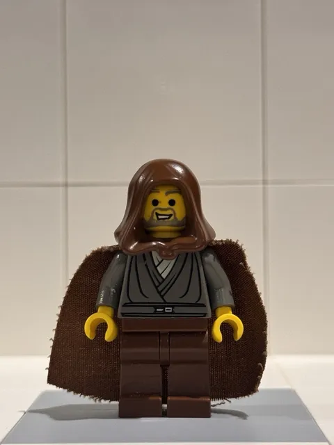 LEGO Star Wars Jedi Knight Bob Minifigure 7163 SW0057 Rare Authentic Torso Crack