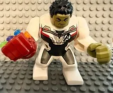 LEGO Endgame Hulk Big Fig Minifigure Jumpsuit sh0611 Gauntlet Infinity Stones