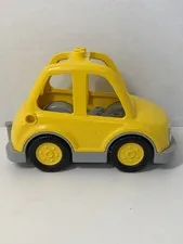 Lego Duplo Yellow Car Suv Vehicle For House Family Mom Dad Kids Village Town