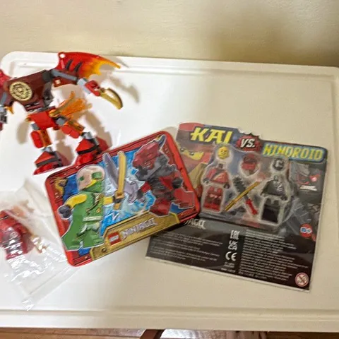 LEGO NINJAGO lot Kai vs. Nindroid Minifigure Blister Pack Set, Ages 6+ legacy