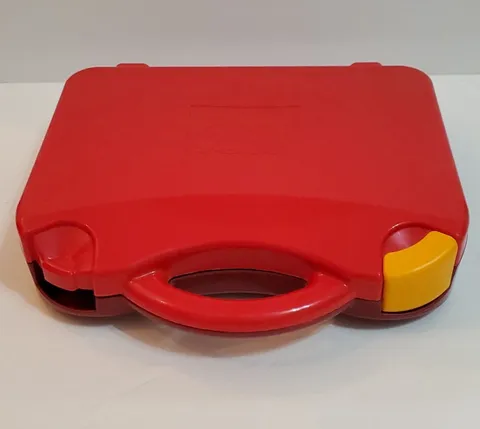Red / Dark Red Lego Travel Storage Container Carry Case 2012 Storage Box