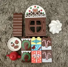 LEGO Gingerbread House Printed Parts Lot Window Candy Cane Tiles Mug