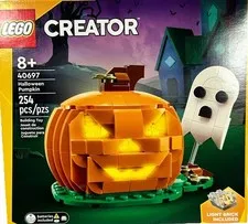 LEGO 40697 Halloween Pumpkin w Light Brick Ghost Creator Set 254pcs NEW