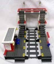 LEGO City 7937 Train Station 2010 Set Station Incomplete