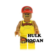Hulk Hogan Hulkmania Wrestling Custom Minifigures