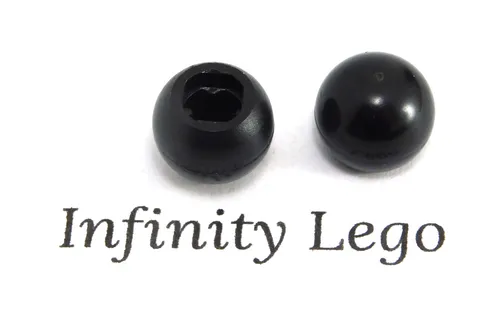 5 LEGO Black Technic Ball Axle Joint (No through) (18384 32474) 5 Pieces