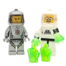 LEGO Toxic Waste Scientist Lab Minifigure Lot Volcano Explorer City Alien MOC