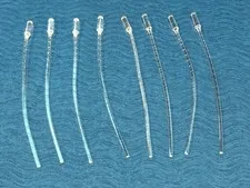 LEGO PART 6640 TECHNIC FIBER OPTICS CABLE 8 PIECES (TRANSPARENT)