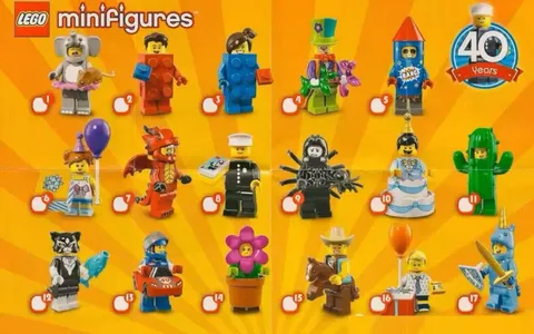 LEGO 71021 Minifigures Series 18 – Complete Set of 17 | NEW & SEALED！