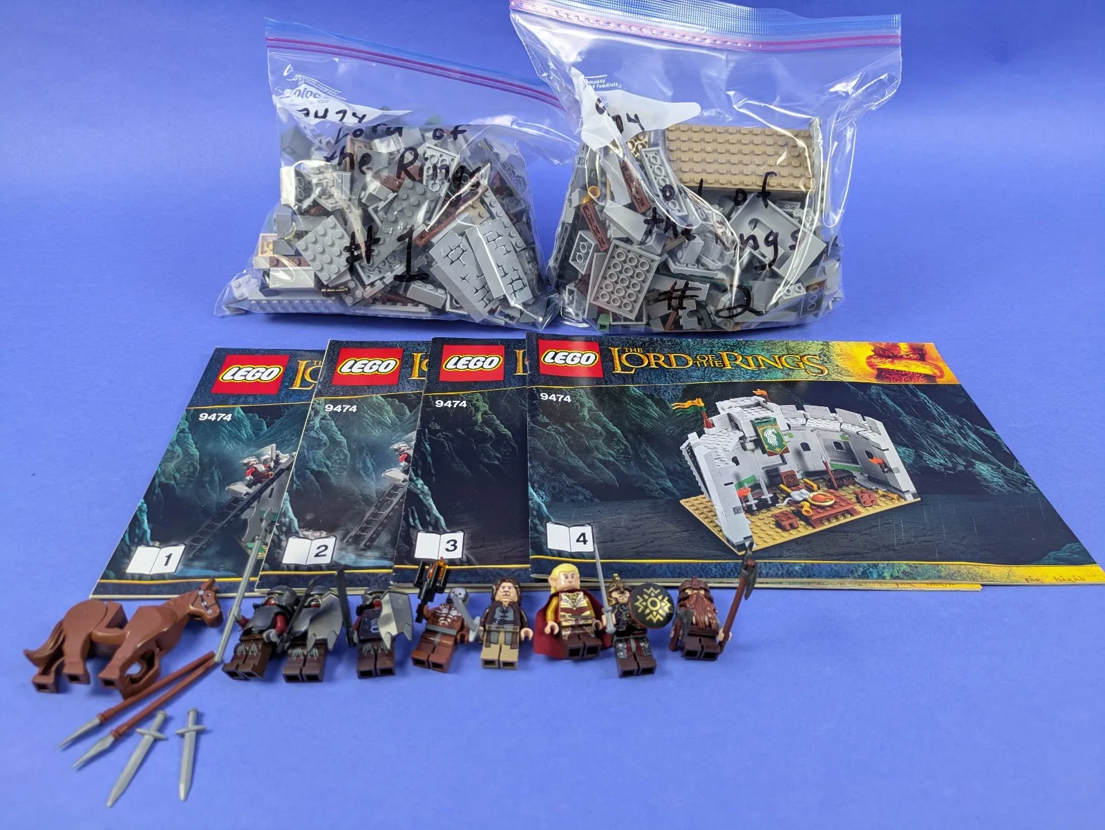 LEGO The Hobbit The Lord of the Rings The Battle of Helm's Deep 9474 Pre-Owned