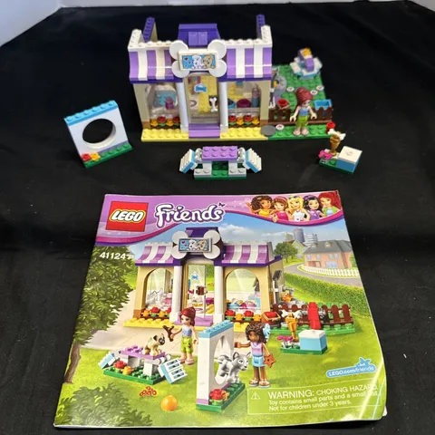 LEGO FRIENDS: Heartlake Puppy Daycare (41124) 99% Complete w/Manual