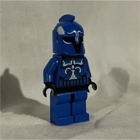 Lego Star Wars Senate Commando Captain Minifigure Blue Star Wars SW0613 75088