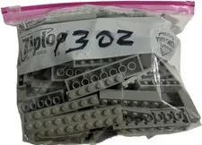 LEGO Light Bluish Gray Small Parts Greebling Bulk Lot 13oz MOC Connectors Mixed