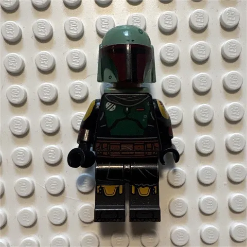 LEGO StarWars Boba Fett Minifigure w/ Helmet & Jetpack Star Wars Theme