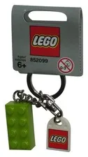 LEGO Lime Green Brick & Logo Keychain 852099