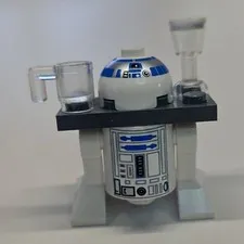 LEGO Astromech Droid, R2-D2 - Dark Bluish Gray Serving Tray 6210 sw0028a Minifig