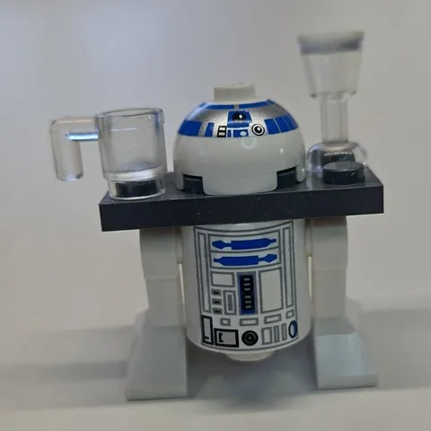 LEGO Astromech Droid, R2-D2 - Dark Bluish Gray Serving Tray 6210 sw0028a Minifig