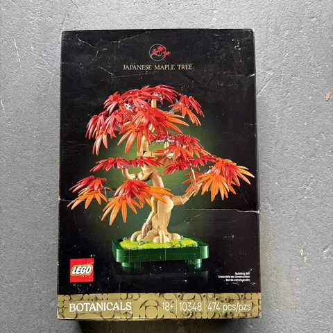 LEGO Botanicals Japanese Red Maple Bonsai Tree Set 10348