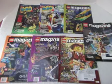 vtg LEGO land club Lot 7 magazine 5 from 2002 and 1 from 2003 Star wars 1.04