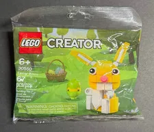 NIB LEGO Creator #30550 Yellow Easter Bunny Polybag 67pcs
