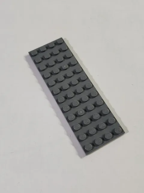 LEGO Parts ● Dark Bluish Gray Plate 4 x 12 ● # 3029 ● QTY 1