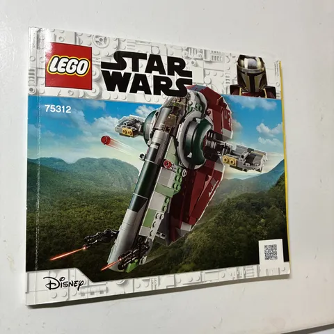 LEGO STAR WARS 75312 Boba Fett’s Ship Build Instruction Manual Only