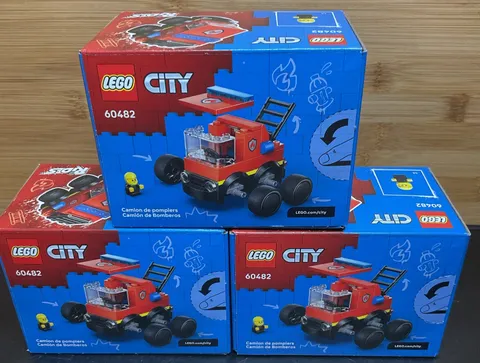 Lot Of 3 LEGO City Rides – Fire Truck Building Toy for Kids