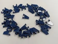 Lego x50 New Dark Blue Flag 2 x 2 Trapezoid # 44676 Parts Bulk MOC Lot