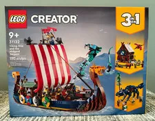 LEGO 31132 Viking Ship and the Midgard Serpent BRAND NEW -SEALED -RETIRED